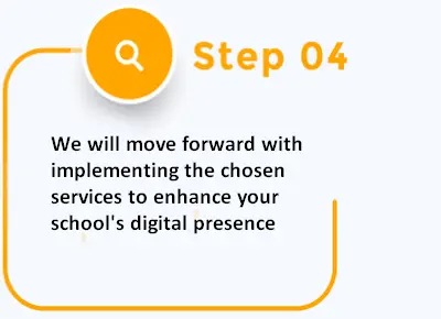 Step 4 Process to boost your school's digital presence